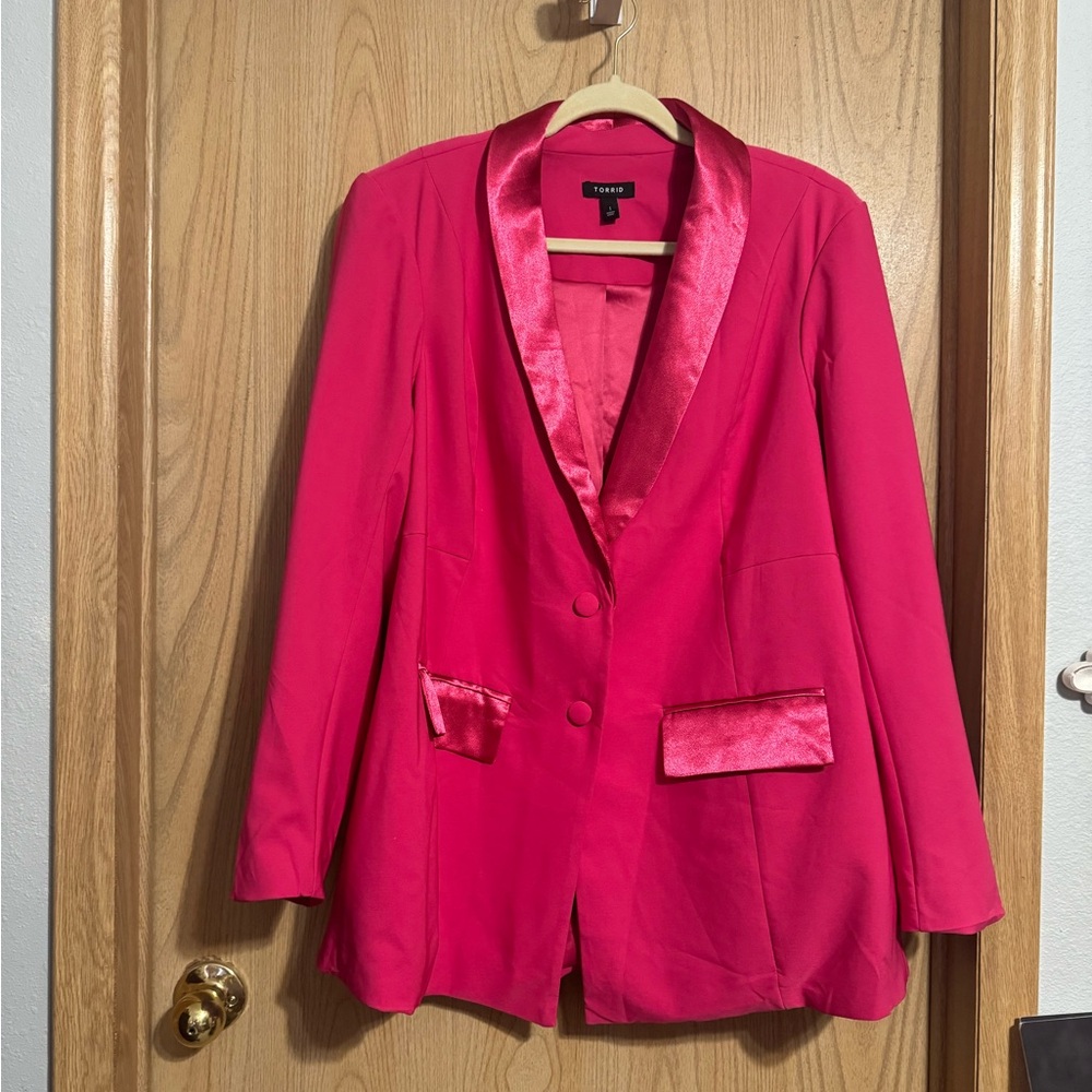 Torrid Womens  Pink Blazer